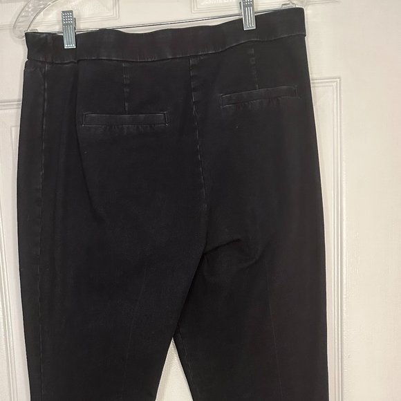 Isaac Mizrahi Live! Regular‎ 24/7 Denim Boot Cut Fly Front Jeans Black 12k - Picture 2 of 7